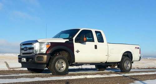 2014 Ford F-350 XL Extended Cab Long Box 4x4 6 7L SRW Salvage Brand for sale in Rapid City, SD