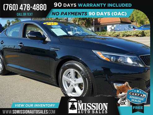 2015 KIA Optima LX FOR ONLY $208/mo! - cars & trucks - by dealer -... for sale in Vista, CA