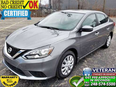 Nissan Sentra As low as $249 month 3.9% Rate! Warranty! Ez Credit for sale in Waterford, MI