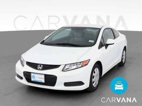 2012 Honda Civic LX Coupe 2D coupe White - FINANCE ONLINE - cars &... for sale in NEWARK, NY