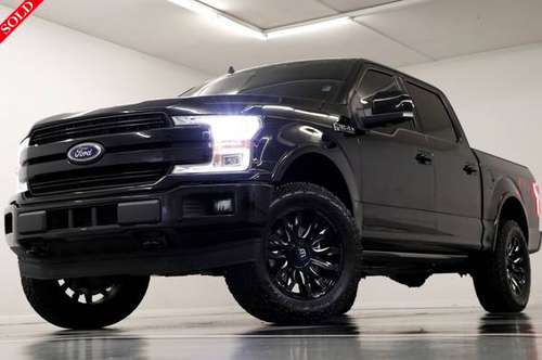 TOUGH Black F-150 2019 Ford Lariat 4X4 4WD SuperCrew Cab SUNROOF for sale in Clinton, TN