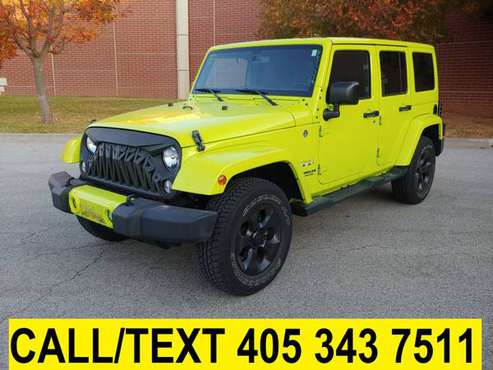 2016 JEEP WRANGLER UNLIMITED SAHARA ONLY 31,200 MILES! HARD TOP! -... for sale in Norman, TX