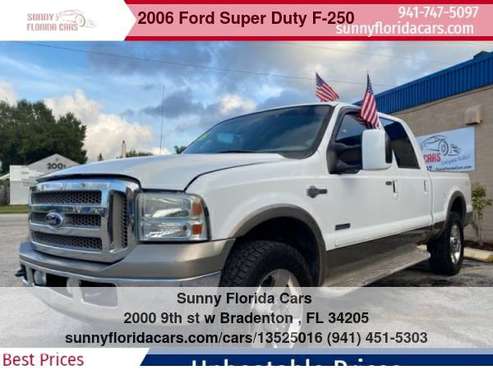 2006 Ford Super Duty F-250 Crew Cab 172" King Ranch 4WD - We Finance... for sale in Bradenton, FL