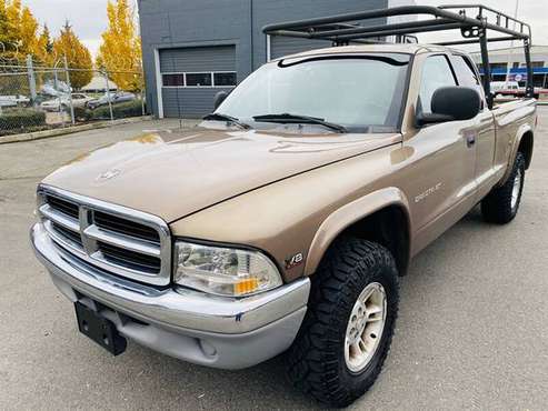 2000 Dodge Dakota SLT Extended Cab 4WD Manual - cars & trucks - by... for sale in Kent, WA