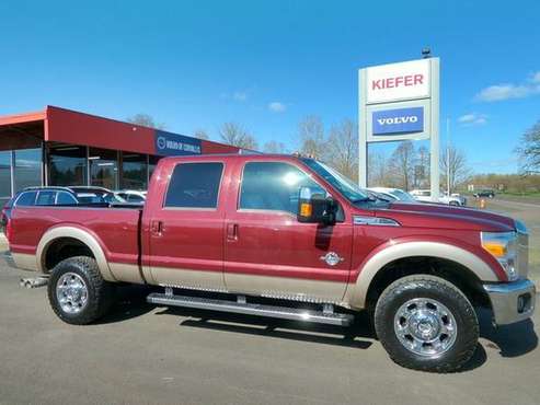 2013 Ford Super Duty F-350 SRW Diesel 4x4 4WD F350 Truck LARIAT Crew for sale in Corvallis, OR