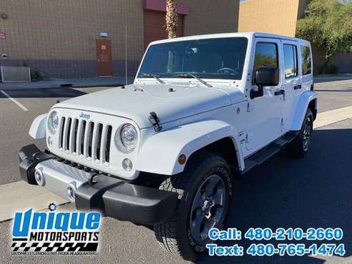 2017 JEEP WRANGLER UNLIMITED SAHARA ~ LOW MILES ~ LOADED ~ EASY FINA... for sale in Tempe, NV