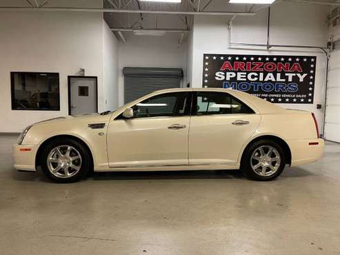 2011 Cadillac STS V6 Luxury Sedan Only 56k Miles Pearl White Sexy! for sale in Tempe, AZ
