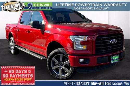 2016 Ford F-150 4x4 4WD F150 Truck XLT Crew Cab - cars & trucks - by... for sale in Tacoma, WA