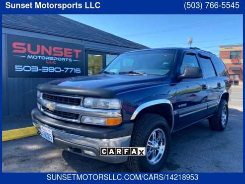 2000 Chevrolet Tahoe! CLEAN TITLE! 4X4! GREAT TIRES! 3RD ROW! for sale in Gresham, OR