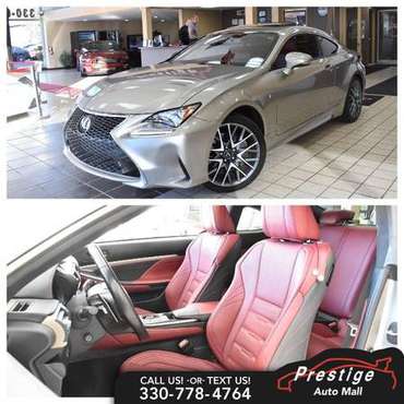 2017 Lexus RC 350 F SPORT RC 350 F Sport - cars & trucks - by dealer... for sale in Cuyahoga Falls, OH