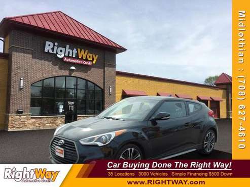 2017 Hyundai Veloster Turbo - cars & trucks - by dealer - vehicle... for sale in Midlothian, IL