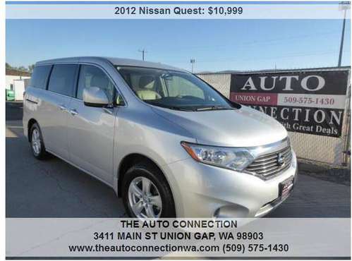 2012 Nissan Quest SV - cars & trucks - by dealer - vehicle... for sale in Union Gap, WA