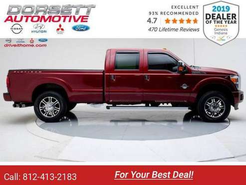 2014 Ford F250 Super Duty pickup Ruby Red Metallic Tinted Clearcoat... for sale in Terre Haute, IN