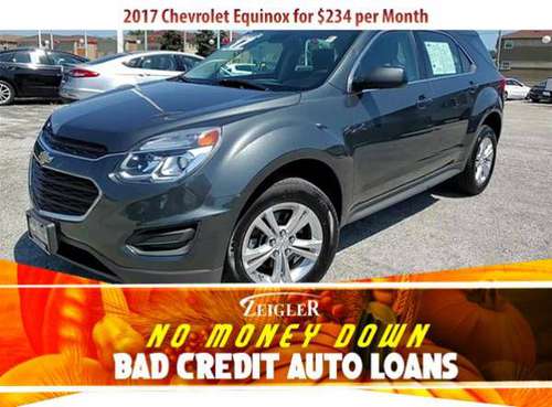 $234/mo 2017 Chevrolet Equinox Bad Credit & No Money Down OK - cars... for sale in Lincolnwood, IL