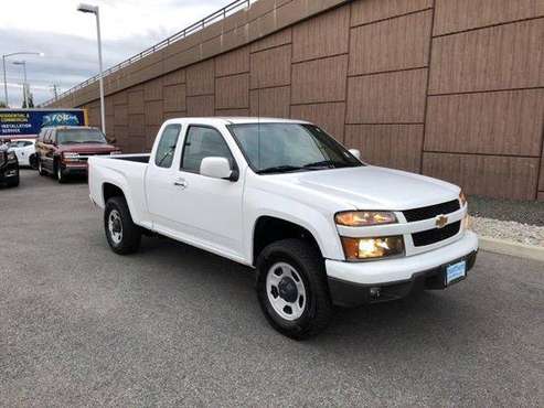 2012 Chevy Chevrolet Colorado Work Truck pickup Summit White for sale in Post Falls, WA
