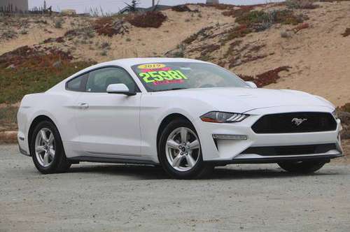 2019 Ford Mustang White For Sale NOW! - cars & trucks - by dealer -... for sale in Seaside, CA