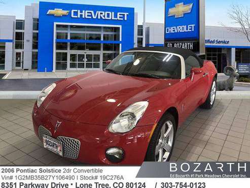 2007 Pontiac Solstice TRUSTED VALUE PRICING! for sale in Lonetree, CO