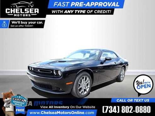 2017 Dodge *Challenger* *GT* *AWD* for ONLY $412/mo - cars & trucks... for sale in Chelsea, MI