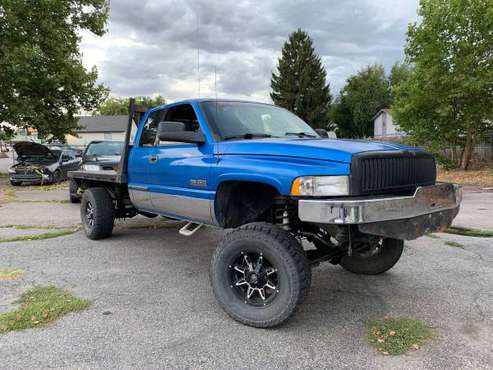 2001 Dodge Ram Cummins, manual trans flat bed for sale in Spokane, MT