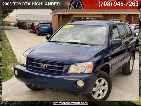 2003 TOYOTA HIGHLANDER LIMITED - cars & trucks - by dealer - vehicle... for sale in Alsip, IL