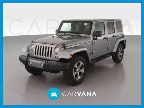 2017 Jeep Wrangler Unlimited Sahara Sport Utility 4D suv Silver for sale in Charleston, SC