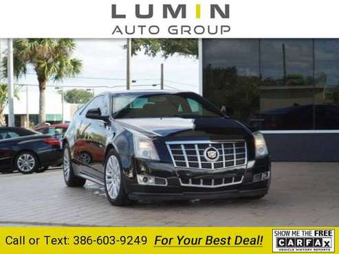 2013 Caddy Cadillac CTS Coupe Performance coupe Black Diamond Tricoat for sale in New Smyrna Beach, FL