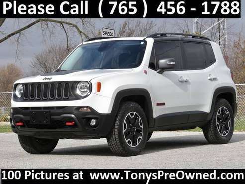 2016 JEEP RENEGADE TRAILHAWK 4X4 ~~~~~ 46,000 Miles ~~~~~ $279... for sale in Kokomo, IN