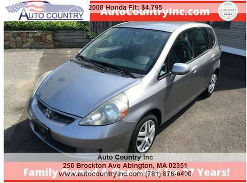 2008 HONDA FIT,1 OWNER,GREAT VALUE,FWD,5 SPEED,GREAT MPG - cars &... for sale in Abington, MA