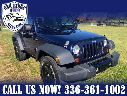 2013 Jeep Wrangler 4WD 2dr Sport - cars & trucks - by dealer -... for sale in Greensboro, NC
