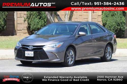 2016 Toyota Camry SE Sedan - cars & trucks - by dealer - vehicle... for sale in Norco, CA