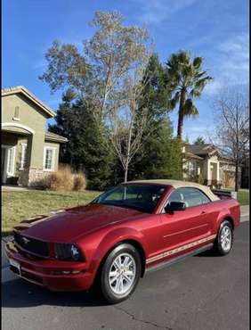 Perfect 2005 Ford Mustang Convertible for sale in Rocklin, CA