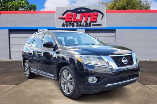 2013 Nissan Pathfinder Platinum with - cars & trucks - by dealer -... for sale in Miami, FL
