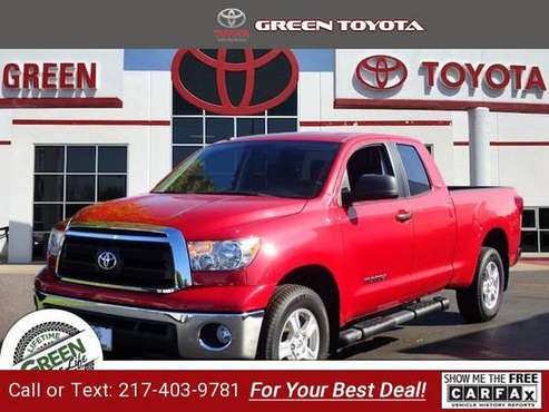 2011 Toyota Tundra Grade pickup Red for sale in Springfield, IL