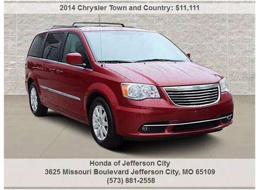 2014 Town and Country Touring - cars & trucks - by dealer - vehicle... for sale in Jefferson City, MO