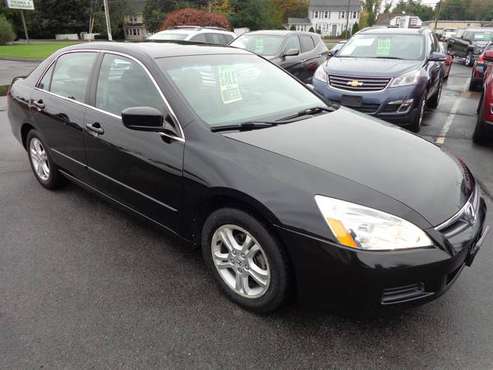 ****2007 HONDA ACCORD EX-L 4 CYL-ONLY 91,000 MILES-LTHR-SR-RUNS GREAT for sale in East Windsor, CT