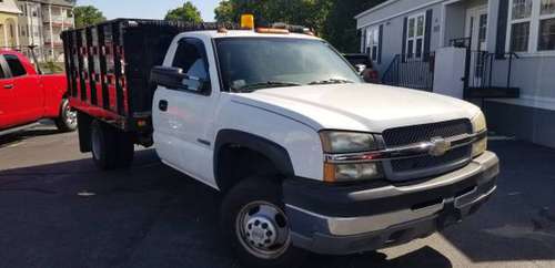 2004Chevrolet 3500 4X4 Only 32Kflat bed - cars & trucks - by dealer... for sale in Worcester, MA