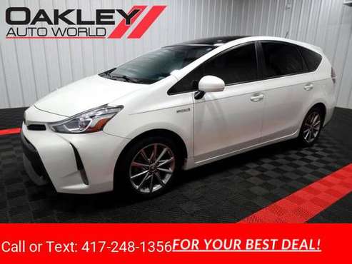 2017 Toyota Prius V Three hatchback White - cars & trucks - by... for sale in Branson West, MO