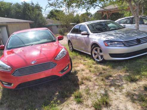 '15 Ford Focus/ '13 VW Passat for sale in Mission, TX