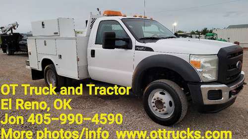 2012 Ford F-450 9ft Mechanics Lube Service Bed 6 8L Gas - cars & for sale in Oklahoma City, OK