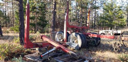 Log truck trailer with scales - cars & trucks - by owner - vehicle... for sale in Smith River, OR