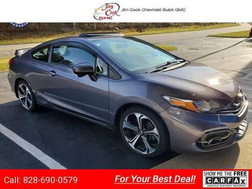 2015 Honda Civic Si coupe Gray - cars & trucks - by dealer - vehicle... for sale in Marion, NC
