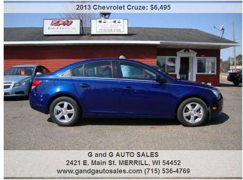 2013 Chevrolet Cruze LT Fleet 4dr Sedan w/1FL 109347 Miles - cars & for sale in Merrill, WI