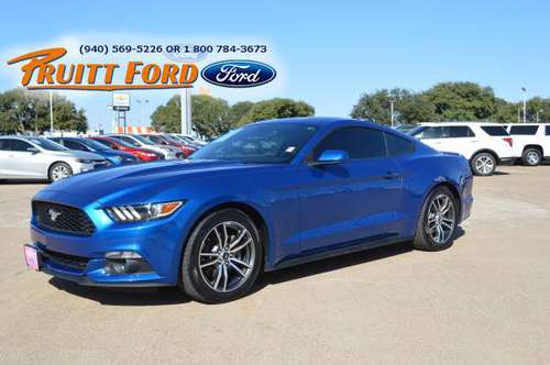 2017 Ford Mustang EcoBoost - cars & trucks - by dealer - vehicle... for sale in Burkburnett, TX