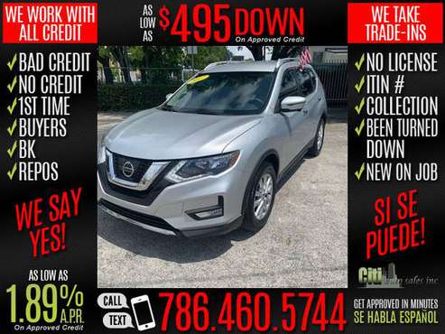 2017 Nissan Rogue SV 4dr Crossover - cars & trucks - by dealer -... for sale in Miami, FL
