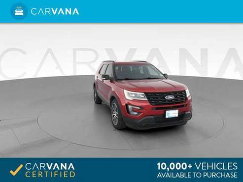 2017 Ford Explorer Sport SUV 4D suv Red - FINANCE ONLINE - cars &... for sale in Memphis, TN