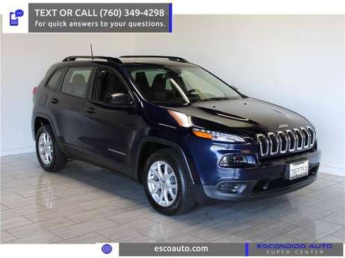 2016 Jeep Cherokee Sport SUV - cars & trucks - by dealer - vehicle... for sale in Escondido, CA