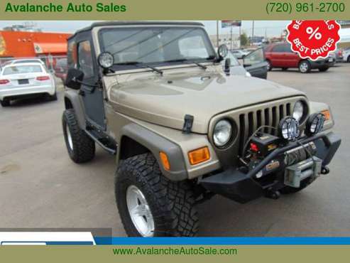 2006 JEEP WRANGLER/TJ SPORT - - by dealer - vehicle for sale in Denver , CO