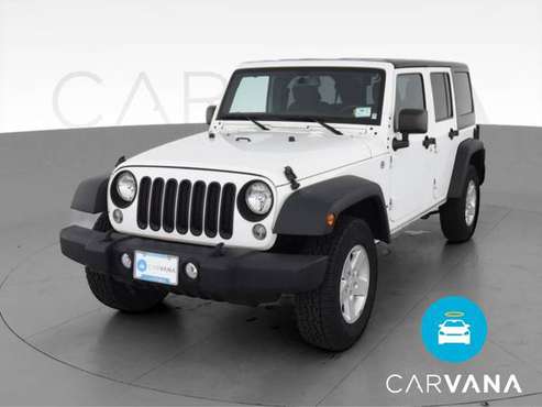 2015 Jeep Wrangler Unlimited Sport S SUV 4D suv White - FINANCE... for sale in Madison, WI