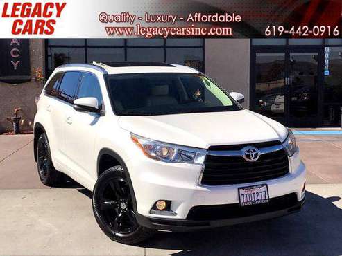 2014 Toyota Highlander Limited AWD w/3RD ROW/NAV/BACK-UP CAM -... for sale in El Cajon, CA