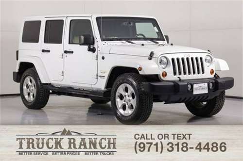 2013 Jeep Wrangler Unlimited Unlimited Sahara - cars & trucks - by... for sale in Hillsboro, OR